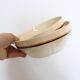 pair of salad bowls, French earthenware, bistro