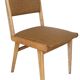 Mid-Century Beech Wood and Tobacco Velvet Jar Chair Wool Millais by Dedar, Poland, 1960s