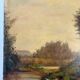 Landscape at the pond, oil on canvas signed André Ricq.
