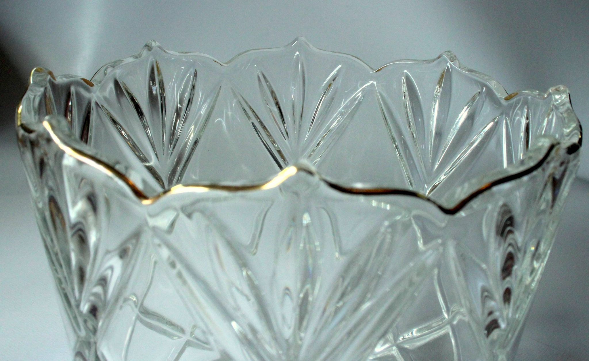 Ice bucket from the 1930s - made of heavy lead crystal glass