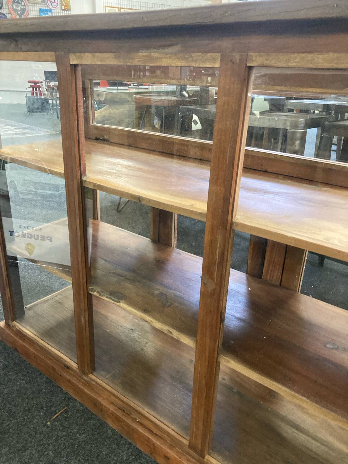 Exotic Wood counter display case