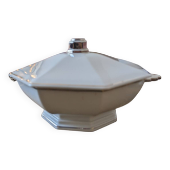 Limoges porcelain soup tureen