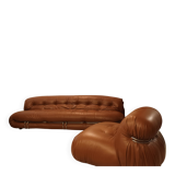 Cassina Soriana sofa for 4 people and 1 Soriana armchair for Cassina.