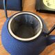 Cast iron teapot Wedding Blue Brothers