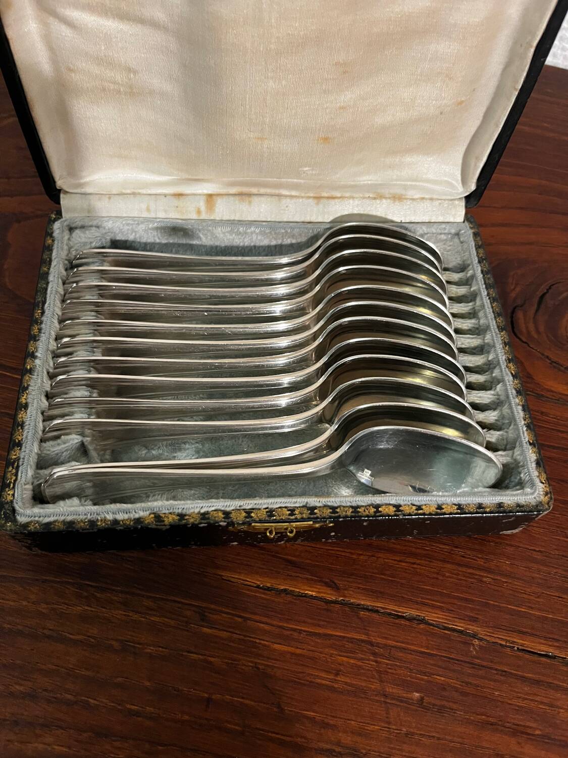 Box of 12 teaspoons Christofle France