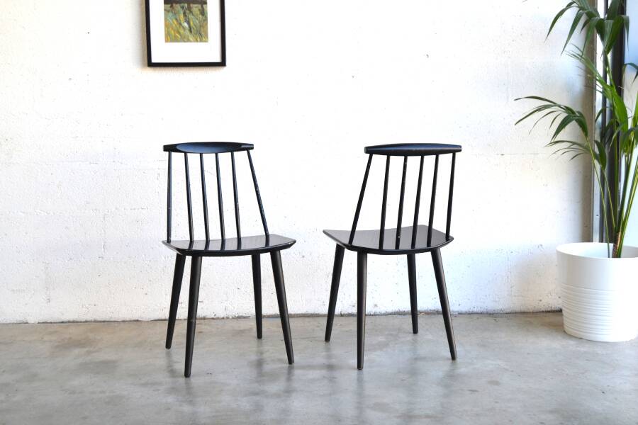 Set of four chairs by Folke Pâlsson, model J77