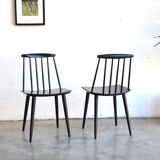 Set of four chairs by Folke Pâlsson, model J77