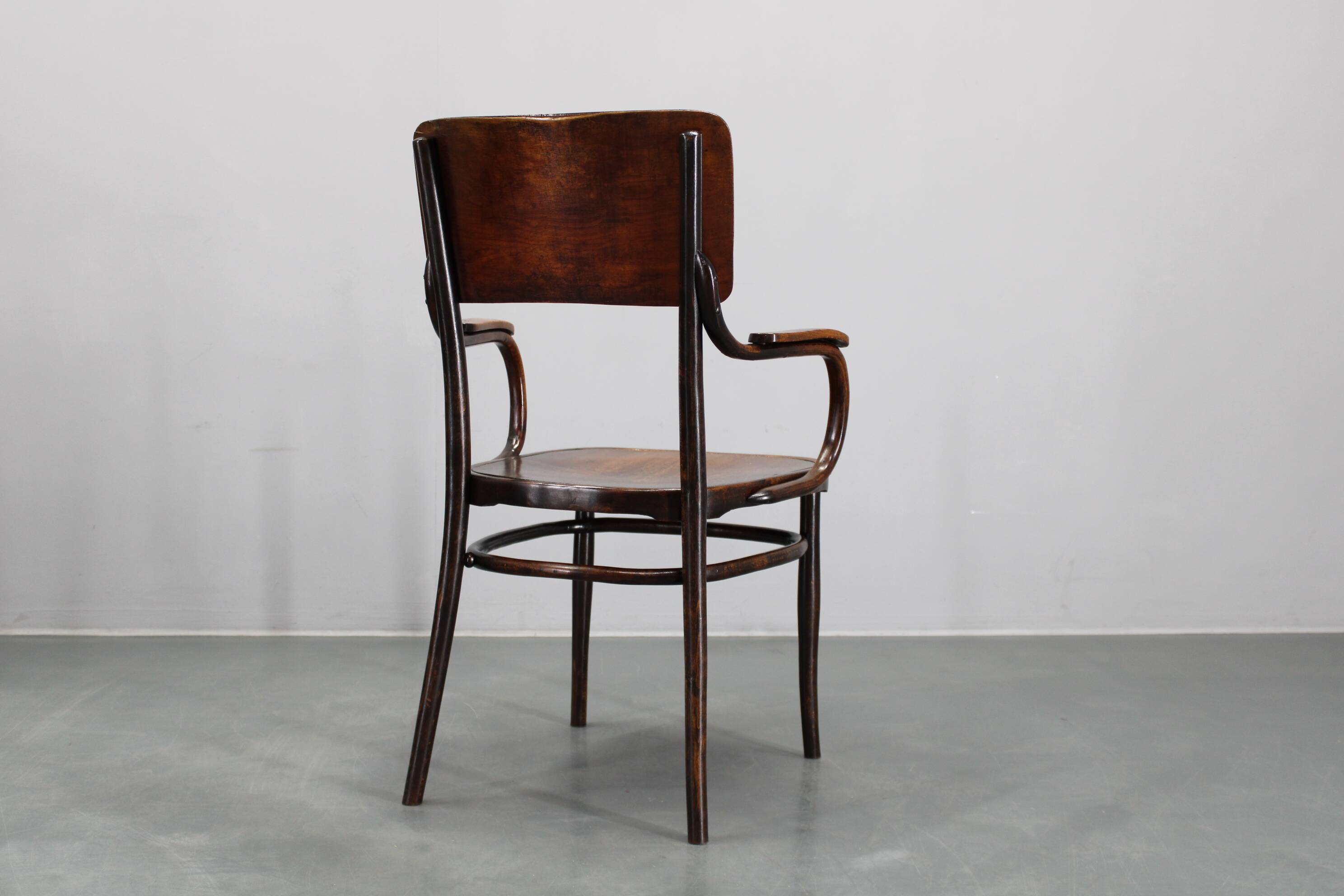 1940s Thonet beech chair no. 57, Czechoslovakia
