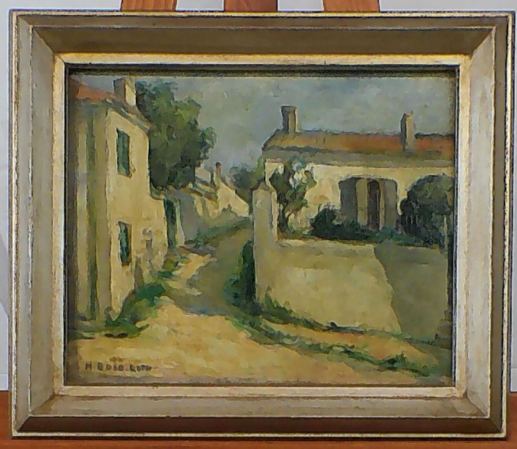 Huile sur panneau, Île de Ré 1933, Henriette Roth