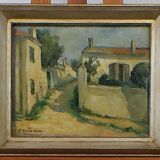 Huile sur panneau, Île de Ré 1933, Henriette Roth