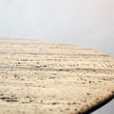 Travertine tulip table by Maurice Burke for Arkana, 1970s