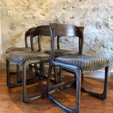 4 Baumann chairs model sled
