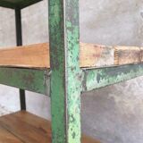 Industrial shelving unit coffeemachine table