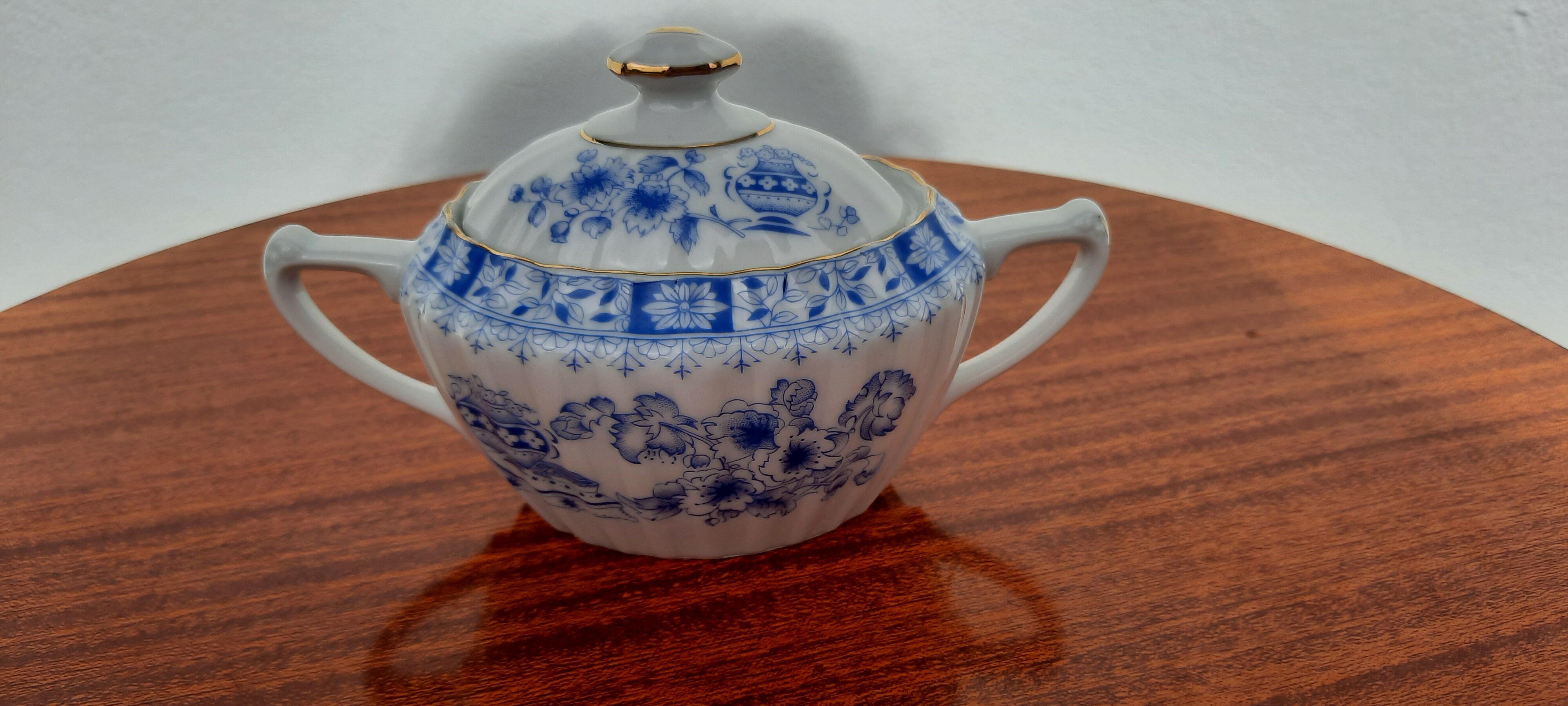 Sugar bowl and porcelain milk jar Seltmann Weiden Bavaria