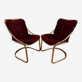 Une paire de chaises Italie années 1970