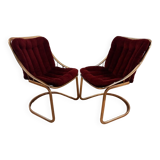 Une paire de chaises Italie années 1970