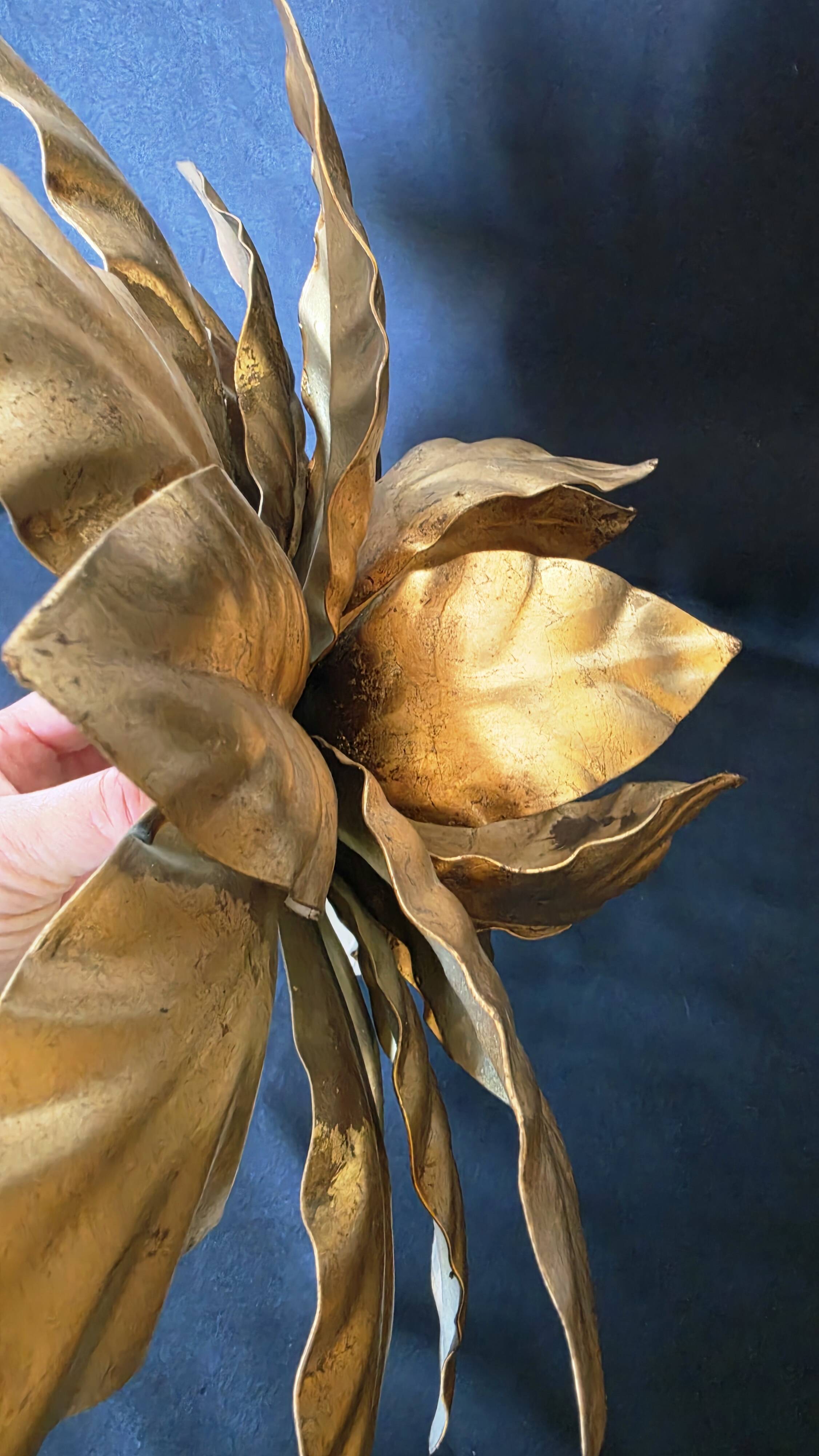 Vintage wall light "Sun and Flower" in the style of Banci Firenze (1960s)