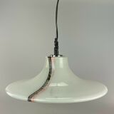 60s 70s Peill & Putzler hanging lamp ceiling lamp glass space design lamp