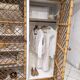 Rattan wardrobe