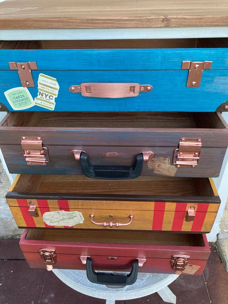 Renovated vintage chest of drawers
