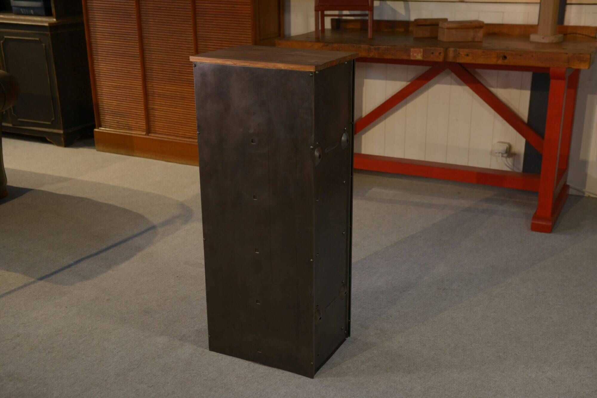 Ronéo 1-column, 5-flap cabinet, French work, circa 1950