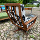 Swivel lounge chair by Arne Wahl Iversen