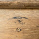 Oak farmhouse table Late nineteenth original patina