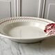 Hollow dish Saint-Amand pink flowers 30s