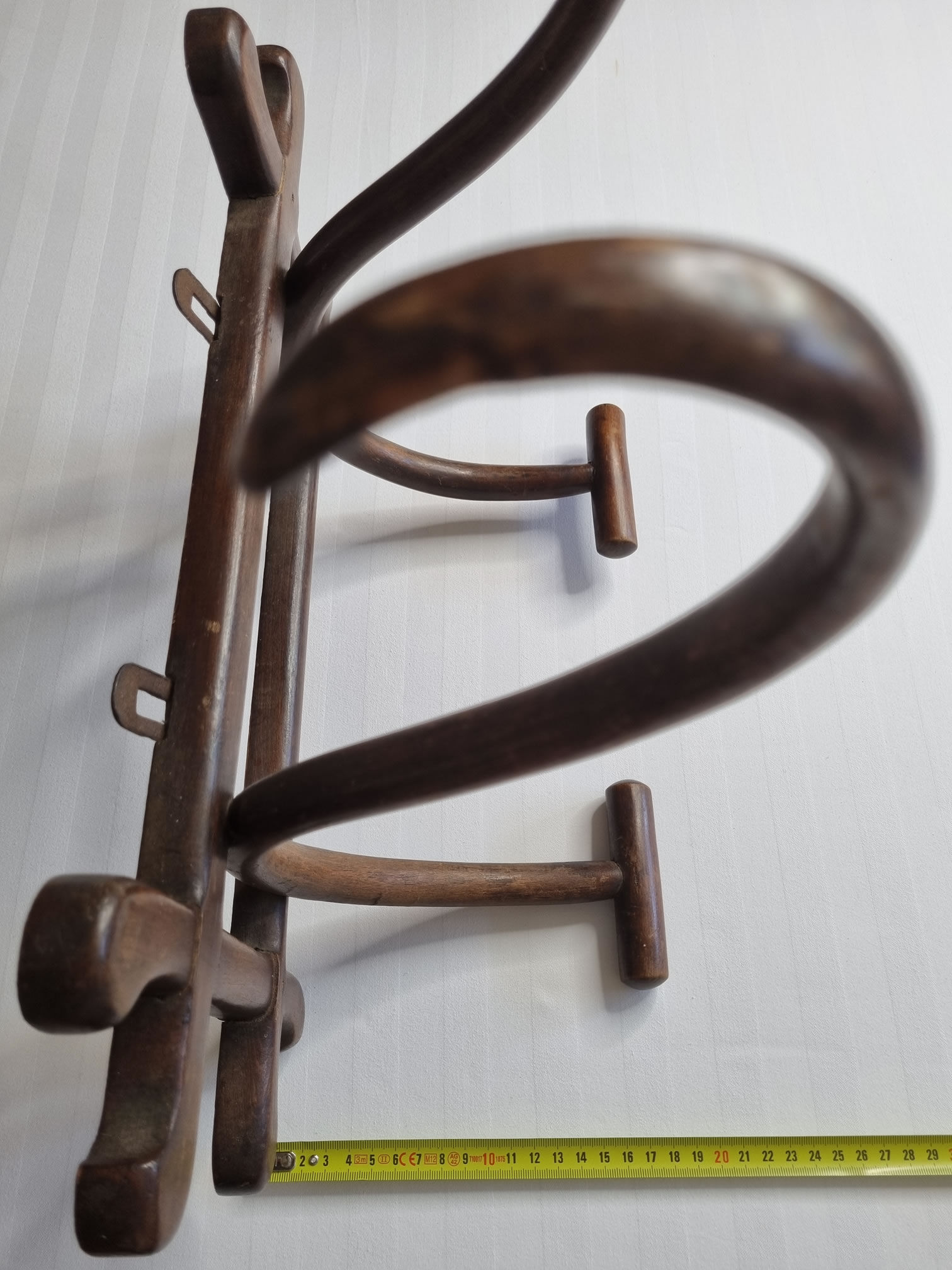 Coat rack 1900 in curved beech, Jacob & Josef Kohn, Vienna