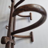 Coat rack 1900 in curved beech, Jacob & Josef Kohn, Vienna