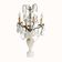 19th-century French crystal table lamp
