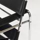Wassily chair by Marcel Breuer in black leather 1970