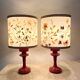Paire de lampe de chevet vintage