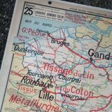 Old Vidal Lablache map: Belgium.