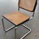 Cesca design chair b32 model in black and chrome