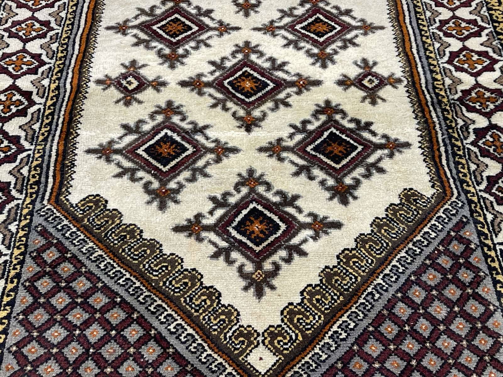 Moroccan handmade wool rug