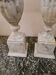 Paire de vases en albâtre fin XIXème