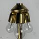 MIDCENTURY HOLLYWOOD REGENCY BRASS MUSHROOM TABLE LAMP VIENNA AUSTRIA 1960S