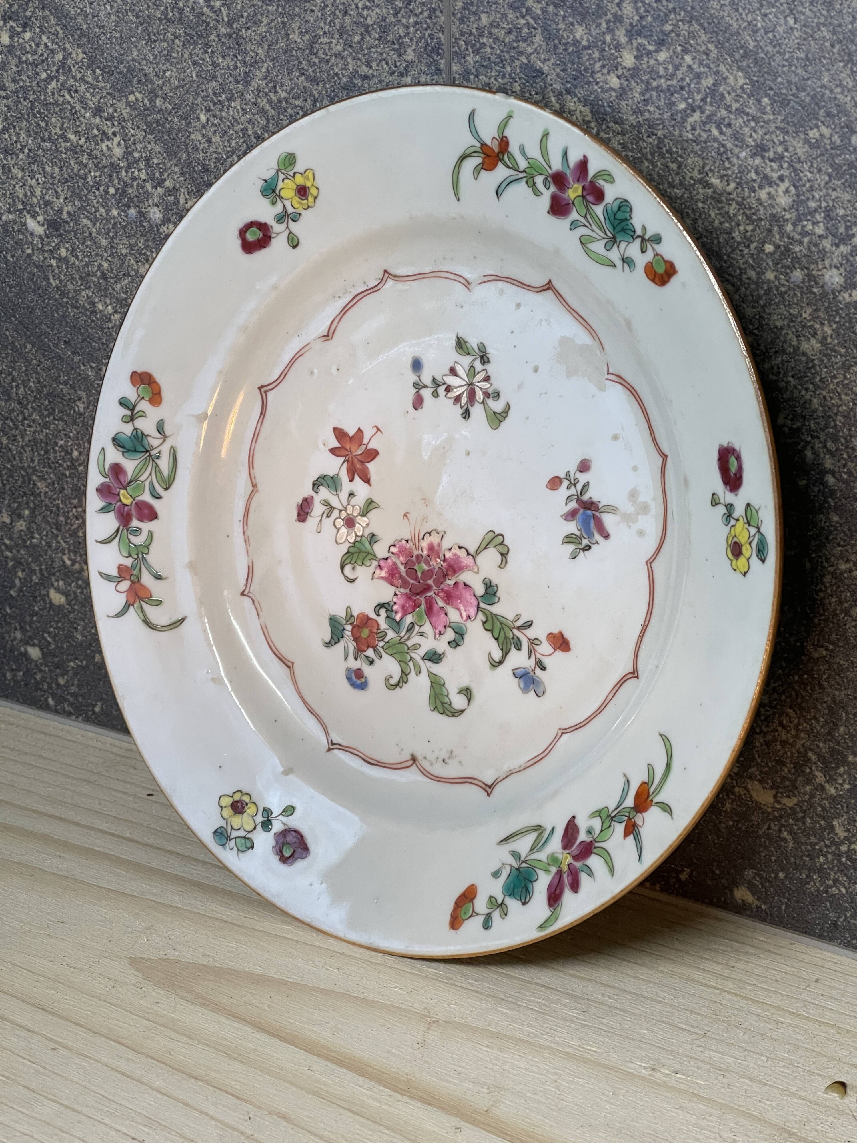 Porcelain plate Company of the Indies