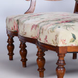 Restored Seating Set, Historicism, Beech, Walnut, Czechia, 1890s