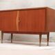 Buffet des années 1950 en noyer