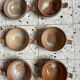 9 stoneware bowls