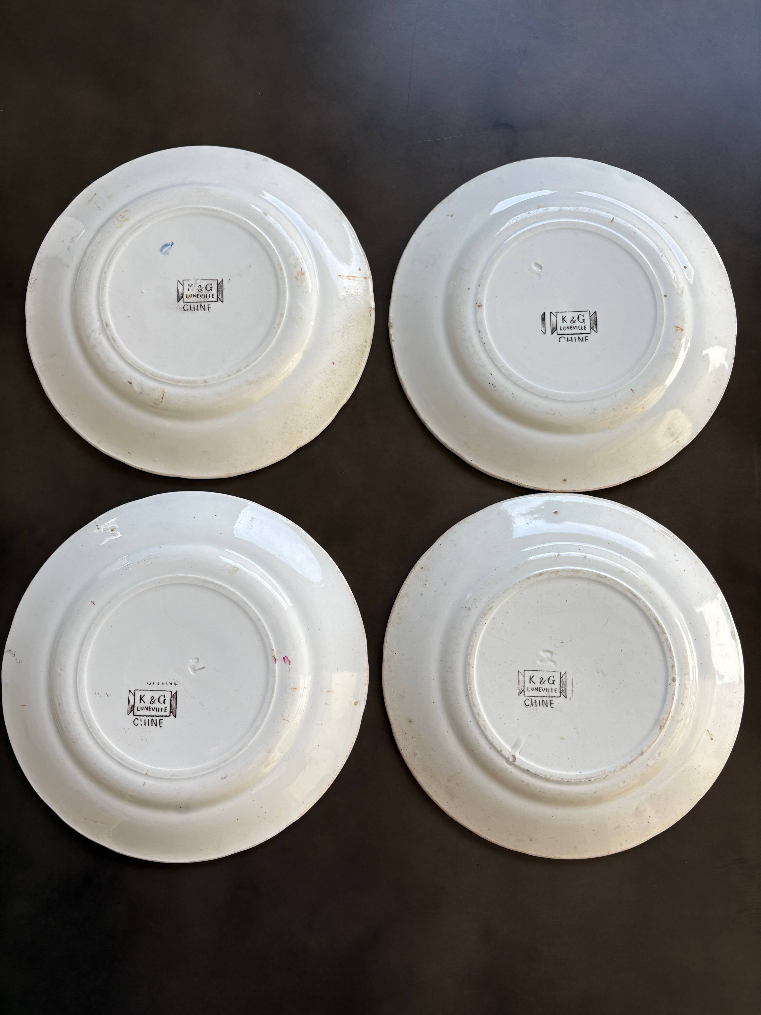 China KG Lunéville dessert plates