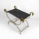 Neoclassical swan-headed curule circa 1960