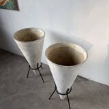 Willy Guhl planter cones x2