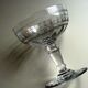 8 Antique Engraved Crystal Champagne Glasses 250517