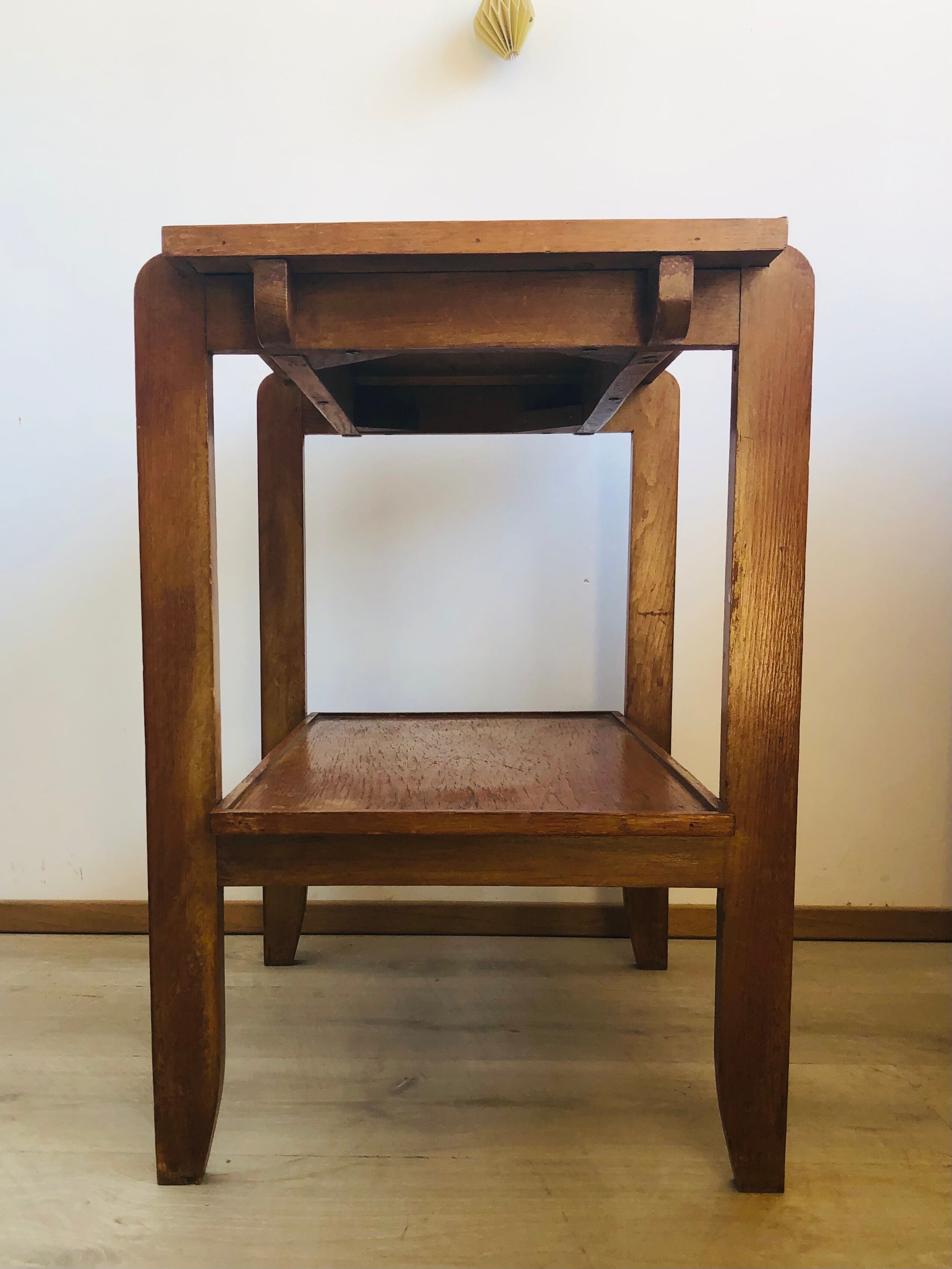 Console two trays reconstitution French 50s