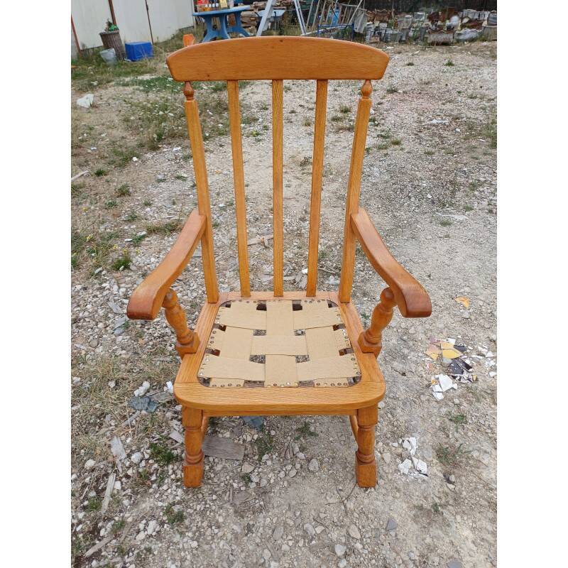 Oak armchair