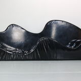 Superonda  Black Sofa by Archizoom Associati for Poltronova, 1960 Italy