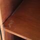 Rattan and vintage bamboo shelf